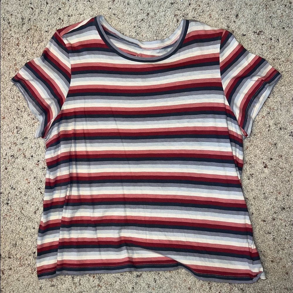 American Eagle striped womens shirt